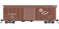 Atlas Model Railroad Co. Master Line™ 40' Postwar Boxcar w/ 8' Door - Pittsburgh & West Virginia P&WV 1202