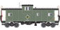 Atlas Model Railroad Co. Master Line ™ Extended Vision Caboose - Chicago & Illinois Midland 273 (No Stripe)