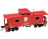 Atlas Model Railroad Co. Trainman™ C&O-Style Steel Cupola Caboose - Santa Fe ATSF 999926