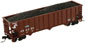 Atlas Model Railroad Co. N Trainman 90-Ton 3-Bay Hopper w/Load - CSX NYC 494186 (Ex-CR Patch) (N Scale)