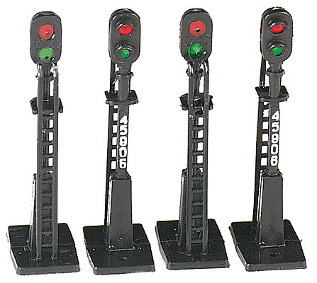 Bachmann Industries Non-Operating Block Signal (Pack of 4)