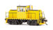 Bachmann Industries Spectrum® Diesel GE 45-Ton Switcher, Powered, with DCC – Painted, Unlettered (Yellow With Black Safety Stripes)