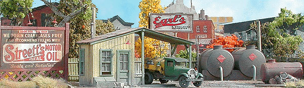 Bar Mills Scale Model Works Earl's Oil (Laser-Cut Wood Kit)