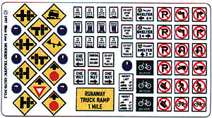 Blair Line Highway Signs – Modern Traffic (1971 - Present)