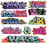 Blair Line Mega-Set Modern 'Tagger' Graffiti Decals #8