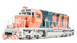 Broadway Limited Imports Paragon 2 EMD SD40-2 - Sound & DCC Equipped - BHP Iron Ore No. 3095 (Bubbles Scheme)