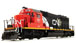 Broadway Limited Imports Paragon 2 EMD SD40-2 - Sound & DCC Equipped - Canadian National No. 6127