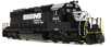 Broadway Limited Imports BlueLine™ Series, Diesel EMD SD40-2 Low Hood -Norfolk Southern No. 1643