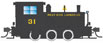 Broadway Limited Imports Plymouth WLG-8 35-Ton Switcher (DC/DCC) - West Side Lumber Company No. 31