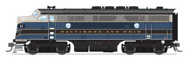 Broadway Limited Imports Paragon4 EMD F3A (Sound and DCC) - Baltimore & Ohio No. 82