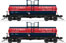 Broadway Limited Imports 6000-Gallon Tank Car (2-Pack) - Columbia Southern SACX 683, SACX 688