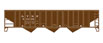 Bowser Manufacturing Co. 14-Panel Triple Hopper – Santa Fe ATSF 80098