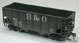 Bowser Manufacturing Co. 55-Ton Fishbelly Hopper, Assembled, Weathered – Baltimore & Ohio B&O 3146