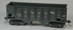 Bowser Manufacturing Co. 55-Ton Peaked End Fishbelly Hopper, Assembled, Weathered – Toronto, Hamilton & Buffalo THB #1050