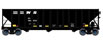 Bowser Manufacturing Co. Executive Line 100-Ton Triple Hopper – Norfolk Southern NS 146820 (Conspicuity Stripes, 2008 Scheme)