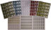 Branchline Trains Laser-Art Window Treatment Sheets (8 Different Sheets)