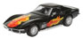 Brekina Modellspielwaren GmbH 1969 Chevrolet Corvette C3 - Black w/Flames
