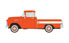 Classic Metal Works Mini Metals 1957 Chevrolet Cameo Pickup Truck (Omaha Orange, White)