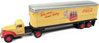 Classic Metal Works Mini Metals 1941-1946 Chevrolet Semi Tractor, AeroVan Trailer - Coca-Cola