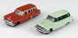 Classic Metal Works 1953 Ford Country Squire Wagon (2-Pack) - Coral Flame Red & Sea Foam Green (N Scale)