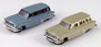 Classic Metal Works 1953 Ford Country Squire Wagon (2-Pack) - Glacier Blue & Sandpiper Tan (N Scale)
