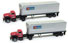 Classic Metal Works Mini Metals 1954 Tractor w/AeroVan Trailer (2-Pack) - Associated Truck Lines (N Scale)