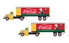 Classic Metal Works Mini Metals® White WC22 Tractors with 32' Aerovan Trailers - Coca-Cola (Set of 2) (N Scale)