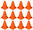 Dallas Model Works Traffic Safety Cones/Pylons (Set of 12) (N Scale)