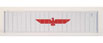 InterMountain Railway Company 40' Rib Sided Container - APL Late (Set of 3)