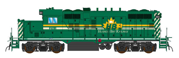 InterMountain Railway Company EMD GP10 Paducah Locomotive (DCC w/Sound) - Hudson Bay Railway No. 2511