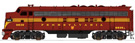 InterMountain Railway Company EMD FP7 Locomotive - Pennsylvania Railroad - DC (w/DCC Plug) No. 9835