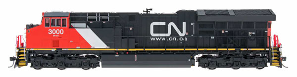 InterMountain Railway Company GE Evolution Series Tier 4 EF-644t Locomotive (DCC & Sound) - Canadian National No. 3031 (N Scale)