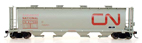 InterMountain Railway Company Cylindrical Covered Hopper - Round Hatch - CN - Wet Noodle #377077