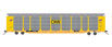 InterMountain Railway Company Bi-Level Auto Rack - Chicago & North Western Rack on TTGX Flat Car TTGX 255009