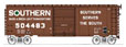 InterMountain Railway Company 40' PS-1 Boxcar – Southern (Modern) #504167