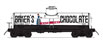 InterMountain Railway Company Famous Image Collector Series ACF Type 27 Riveted 8,000 Gallon Tank Car - Baker's Chocolate UTLX 886