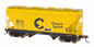 InterMountain Railway Company ACF Center Flow 2-Bay Hopper - Chessie System B&O 605046
