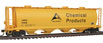 Intermountain Railway Company 59' 4-Bay Cylindrical Covered Hopper w/Round Hatches - Alcan Chemical Products UNPX 121405
