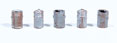 JL Innovative Design Custom Garbage Cans - Painted & Rusted (Pack of 5)