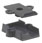Kadee Quality Products Plastic Draft Gear Boxes For No. 5 Couplers (Pack of 20)
