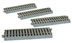 Kato USA, Inc. Unitrack Straight Sections – 123mm (4 7/8in.) (Pack of 4)