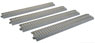 Kato USA, Inc. Unitrack Straight Track w/Concrete Ties (246mm) (Pack of 4)