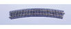 Kato USA, Inc. Unitrack Curved Sections – 22.5 Degree Radius 670mm (26 3/8in.) (Pack of 4)