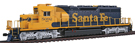Kato USA, Inc. EMD SD40-2 Mid-Production, Santa Fe No. 5092