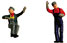 Labelle Industries – Engineer & Fireman – Waving & Sitting