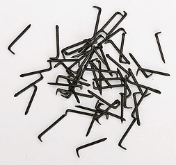 Micro Engineering Blackened Metal Spikes – Small 1/4in. Long - Economy Pack (Approx. 1000)