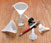 Micro-Mark 4-Piece Mini Polyethylene Funnel Set