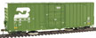 MNP, Inc. Motorized Track Cleaning Car - 50' High Cube Box Car –Burlington Northern BN 287227