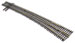 Peco Streamline Code 83 No. 7 Curved Turnout (North American Style  – Electrofrog) (Right Hand)