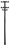 Plastruct Inc. Telephone Poles - Three-Arm Style (Set of 5) (O Scale)